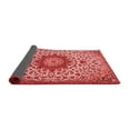thumbnail image 2 of Ahgly Company Indoor Round Medallion Red Traditional Area Rugs, 5' Round, 2 of 4
