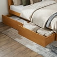 thumbnail image 5 of AFI Canyon Light Toffee Storage Platform Bed with Matching Footboard, Full, 5 of 12