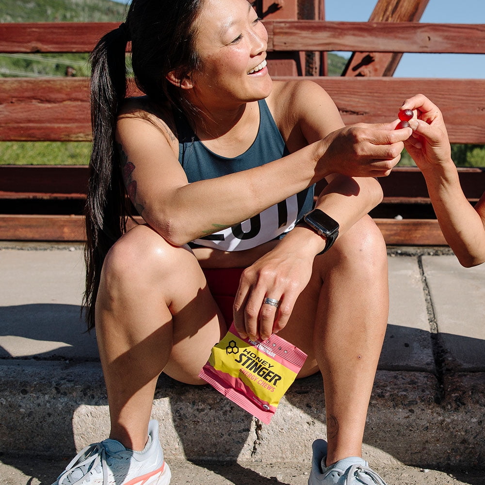 Honey Stinger Organic Gluten-Free Energy Chews, Pink Lemonade, 1.8 oz, 12 Count Box