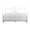 thumbnail image 4 of Hillsdale Furniture Ruby Textured White Metal Scroll King Bed, 4 of 11