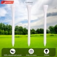 thumbnail image 2 of Tees de golf, 2 3/4 pulgadas, 70 unidades, Tee de golf de madera profesional de lujo, Tee de golf de madera dura natural, 2 of 6
