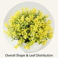 thumbnail image 4 of Faux Potted Plant for Home Desktop Decor, Realistic Artificial Small Greenery Arrangement for Office Table Bookshelf, Modern Indoor Decorative Accent C#059 Multicolor, 4 of 7