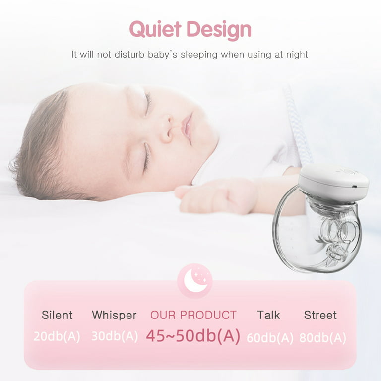 YOUHA Wearable Breast Pump Hands Free Electric Single Portable Wearable  Breast Cup 8oz/240ml BPA-free 3 Modes 9 Suction Levels Rechargeable Comfort Breastfeeding  Milk Collector 