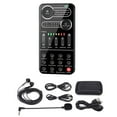 thumbnail image 1 of TAPDRA Live Sound Card ABS DSP Reverberation Plug And Play 11 Special Modes For Mobile Phones Computers IPad Live Streaming, 1 of 10