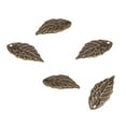 thumbnail image 2 of Joyas apariencia Gloria Bronce 18x10 mm Bronce antiguo Encantos de la hoja colgante, 2 of 6