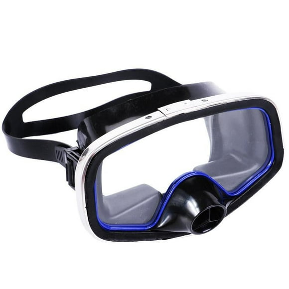 Volkmi Masque de Plongée Adulte Plongée Équipement Accessoires Verre Trempé Miroir Noir