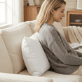thumbnail image 3 of Bibana 4 Packs 12" x 20" Premium White Throw Pillow Insert Hypoallergenic High-Resilient PP Cotton Stuffer Pillow Insert Square Form Sham Stuffer Decorative Pillow, Cushion (12" x 20"), 3 of 8