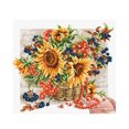 thumbnail image 1 of Cuadros Decorativos Cesta de girasol de punto de cruz completa de 11 quilates, arte de costura de hilo de algodón DIY contado Ehuebsd Nuevos Originales, 1 of 9