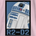 thumbnail image 2 of Girl's Star Wars: A New Hope Galaxy of Adventures R2-D2 Frame  Graphic Tee Light Pink X Small, 2 of 4