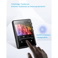 thumbnail image 4 of Reproductor de MP3 de 16 GB con pantalla táctil Bluetooth, reproductor de música de sonido HiFi sin pérdida con altavoz, grabadora de voz con entrada de línea y radio FM, 4 of 6