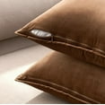 thumbnail image 7 of Cterwk Set of 2 Velvet Throw Pillow Covers with Zipper, 18x18 Inches Decorative Soft Solid Pillow Covers for Couch Bed Sofa, 7 of 7
