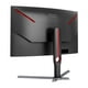 thumbnail image 5 of AOC CQ27G3Z Monitor curvo para juegos de 27", QHD 2K 2560x1440, 1000R VA, 240 Hz 0,5 ms, FreeSync Premium, soporte de altura ajustable, conmutador Xbox PS5, 3 años de punto cero brillo, negro, 5 of 5