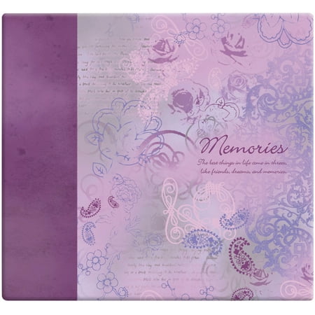 - Inspirations Post Bound Paper Scrapbook, 12
