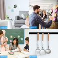 thumbnail image 3 of 24pcs Metal Magnets Strong Magnet 12x16mm - Stainless Steel Magnets Fridge Magnets For Notice Board, Fridge Etc. - With Storage Box, 3 of 5