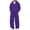 Dark Purple, variant on UDAUDU Zip Up Hoodie Tracksuit for Men 2‑Piece Set, Loose Fit Oversized Full‑Zip Hooded Jacket with Wide‑Leg Sweat Pants, Soft Fleece Casual Street Outfit 2XL