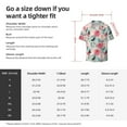 thumbnail image 7 of Wukai Roses and Butterflies Men's Casual Short-Sleeve Button Down Shirt - Lightweight Summer Dress Shirt for Daily Wear-3X-Large, 7 of 7