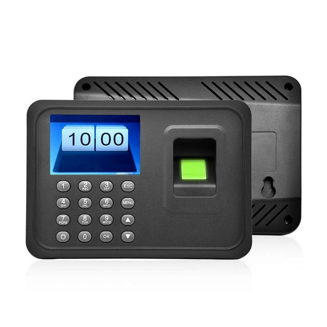 Horloge, Machine d'Affichage 2.4 Pieds' TFT Écran LCD Biométrique USB Empreinte Digitale