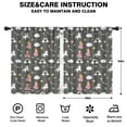 thumbnail image 2 of Blackout Kids Curtains,Dark Gray Princess Unicorn Cloud Pattern Childrens Insulated Curtains Set Of 2,Bedroom Essentials,Toddler Room Decor 42"x54", 2 of 5