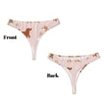 thumbnail image 3 of Balery Star Cute Dog Tangas de Algodón para Mujer con Estampado – Ropa Interior Sexy, Transpirable, G-string-Medium, 3 of 6