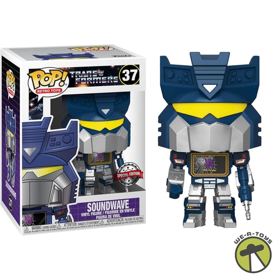 Funko Pop! Transformers 37 Battle Damaged Soundwave Exclusive Figure