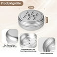 thumbnail image 1 of Justharion 2piece Portable Traveling Soap Box Leak-proof Bar Soap Container For On Go Multifunction Aluminum, 1 of 6