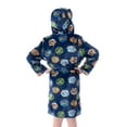 thumbnail image 3 of Beyblade Burst Boys' Spinner Tops Graphic Fleece Plush Hooded Robe Bathrobe, 3 of 7