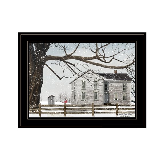 A Little Snow House by Billy Jacobs Print Wall Art Wood Multi-Color