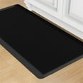thumbnail image 1 of MeyJey Kitchen Rug, 0.8" Thickness Anti Fatigue Kitchen Mat, Non Skid Waterproof Thick Cushioned Runner Rug, 17"x40", Black, 1 of 6