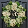 thumbnail image 2 of Front Door Wreath Hydrangea Door Wreath Farmhouse Seasonal Garland Flower Blossom Wreaths door Wall Wedding Arch Gift, 2 of 8