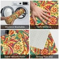 thumbnail image 4 of XMXT Non-Slip Polyester Bathroom Rugs Kitchen Door Mat, Vintage Abstract Prints Machine Washable Bath Mats Rug for Kitchen Shower Bathtub Decor, 15.7 x 23.6 inches, 4 of 9