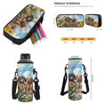 thumbnail image 6 of ZUXONGSY Dachshund Daisy Flower Sunflower Print 4PCS Backpack Set Kids Schoolbag Sets with Lunch Bag Pencil Bag and Water Bottle Holder Students Bookbags Girls Boys Lightweight Daypack Satchel, 6 of 6