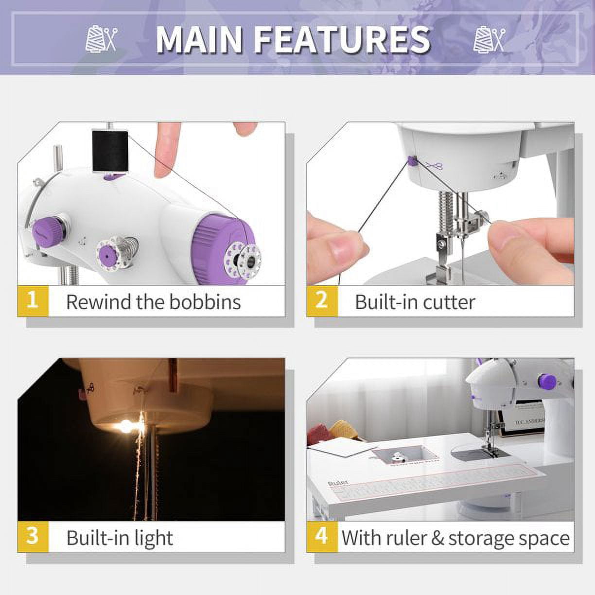 Home Daily Sewing Machine Universal Type 201 Sewing Machine Extension Table Sewing Machine