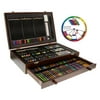 U.S. Art Supply 143 Piece-Mega Wood Box Art, Painting & Drawing Set, Now contains a Bonus Color Mixing Wheel