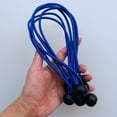 thumbnail image 3 of Correas de amarre con cordón de bola para carpa con dosel de 6\'\'/5\'\'/8\'\' Azul de 9 pulgadas, 3 of 9