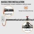 thumbnail image 5 of KFFKFF Pipe Heating Cable, 9FT 5W/FT for Preventing Pipe Freezing, Water Pipe Warming Wire with Integrated Thermostat Safeguards PVC Tubing, Metal and Plastic Pipe from Cold Conditions, 5 of 9