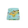 thumbnail image 3 of RYLABLUE World Map Blanket Fleece Throw Blanket for Sofa or Bed 58x80 inches, 3 of 3
