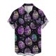 thumbnail image 3 of Ceisia Easter Graphic Print Shirt Men's Relaxed Fit Short Sleeve Button-Down Casual Top with Pocket Black XXXXL Gifts, 3 of 4