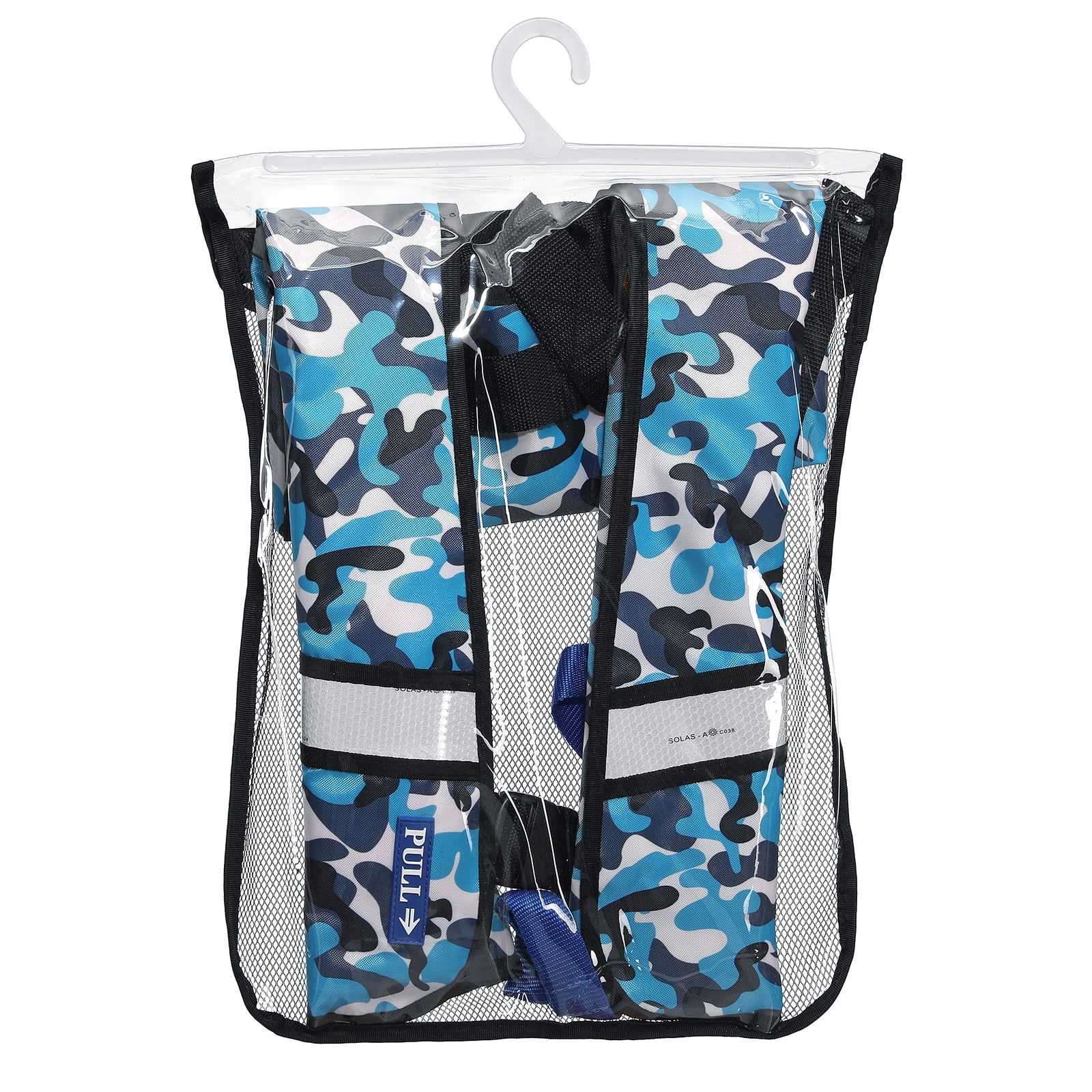 GOTGELIF Automatic Inflatable Life Jacket with Reflectors Safety Adult Life Jacket PFD Survival Buoyancy Life Vest for Boating Fishing Sailing Kayaking Surfing Paddling (Max Waist Size: 50'')