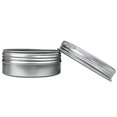 thumbnail image 4 of 24pcs 2 oz Silver Aluminum Tins Metal Steel Jar Cans Sample Cosmetic Containers Slip Slide Bottle Box with Screw Cover for Make Up Eye Shadow Powder Lip Balm, 4 of 7