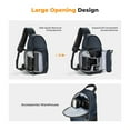 thumbnail image 3 of K&F Concept Camera Sling Bag, Waterproof Crossbody Bag Camera Shoulder Backpack DSLR/SLR Camera Case Photography Bags - 10L (Blue), 3 of 8