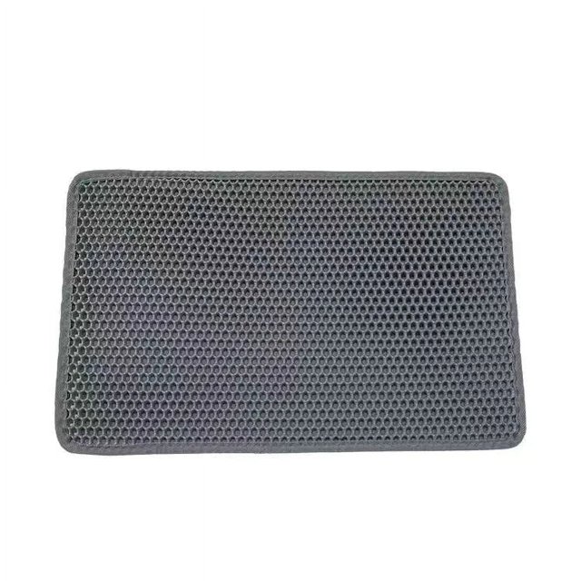 Waterproof Pet Cat Litter Mat Double Layer Pet Litter Box Mat Non-slip Sand Cat Pad Washable Bed Mat Clean Pad Products ShopWise Round
