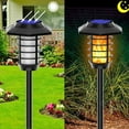 thumbnail image 4 of Solar Dynaming Flame Lights Outdoor Waterproof Flickering Flame Torch Light Landscape Lamp 66led 2 Pack, 4 of 5