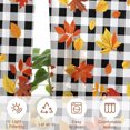 thumbnail image 3 of Maple Leaf Sheer Curtains for Living Room Bedroom, Fall Leaves Light Filtering Sheer Curtain Rod Pocket Voile Window Treaments Drapes, 52 x 54 Inches, 3 of 9