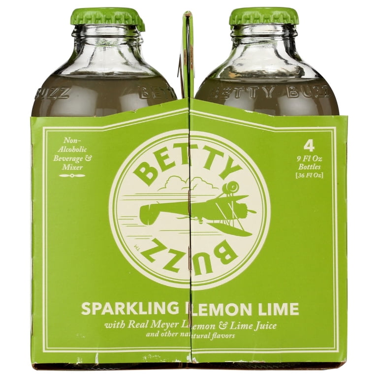 Betty Buzz Non-Alcoholic Sparkling Lemon Lime Cocktail Mixer