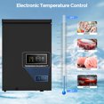 thumbnail image 6 of KNDKO 3.5 Cu.Ft Low temperature Chest Freezer with 2 Removable Baskets, Electronic Control, Super-Low Temperature 14℉ to -40℉, Black, 6 of 9