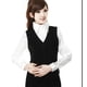 thumbnail image 4 of S-4XL Chaleco Rojo Negro para mujer, Ropa de Trabajo, chaleco corto ajustado para mujer, nuevo chaleco de primavera 2023, chaqueta sin mangas para oficina para mujer, Ropa de Trabajo, 4 of 5