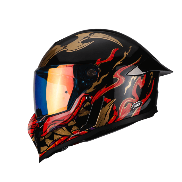 Casco Integral Black Pearl Shogun Acabado Brillo Talla M