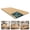 4FT, variant on Unfinished Birch Butcher Block Countertop Solid Wood Table Top for DIY Kitchen, Island, Desk, Washer Dryer & Workbench, 1.5" Thick, 25" Width