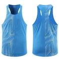 thumbnail image 4 of Chalecos deportivos casuales para hombre, de secado rápido, transpirables, para fitness, correr, gimnasio, sin mangas, de malla, para entrenamiento, estampados, para culturismo y musculación, 4 of 5