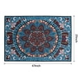 thumbnail image 2 of Lovote 2 Pcs Classic Area Rug Traditional Oriental Carpet Vintage Floor Rug 2.6'x 4' Non Slip Mat for Living Room Bedroom Farmhouse, Vintage Flower, 2 of 5